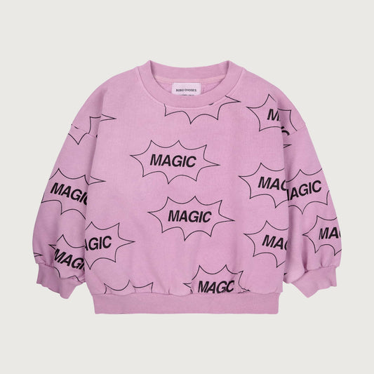 Bobo Choses IT'S MAGIC ALL OVER sweatshirt pink