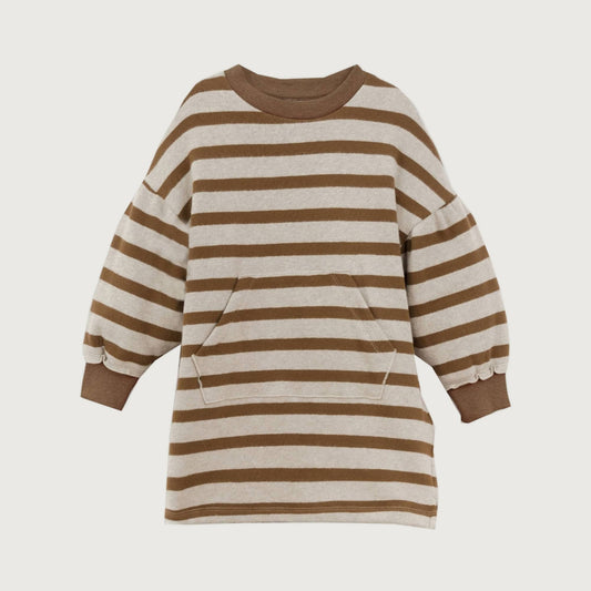 Play Up Jersey-knit striped dress / 10Y