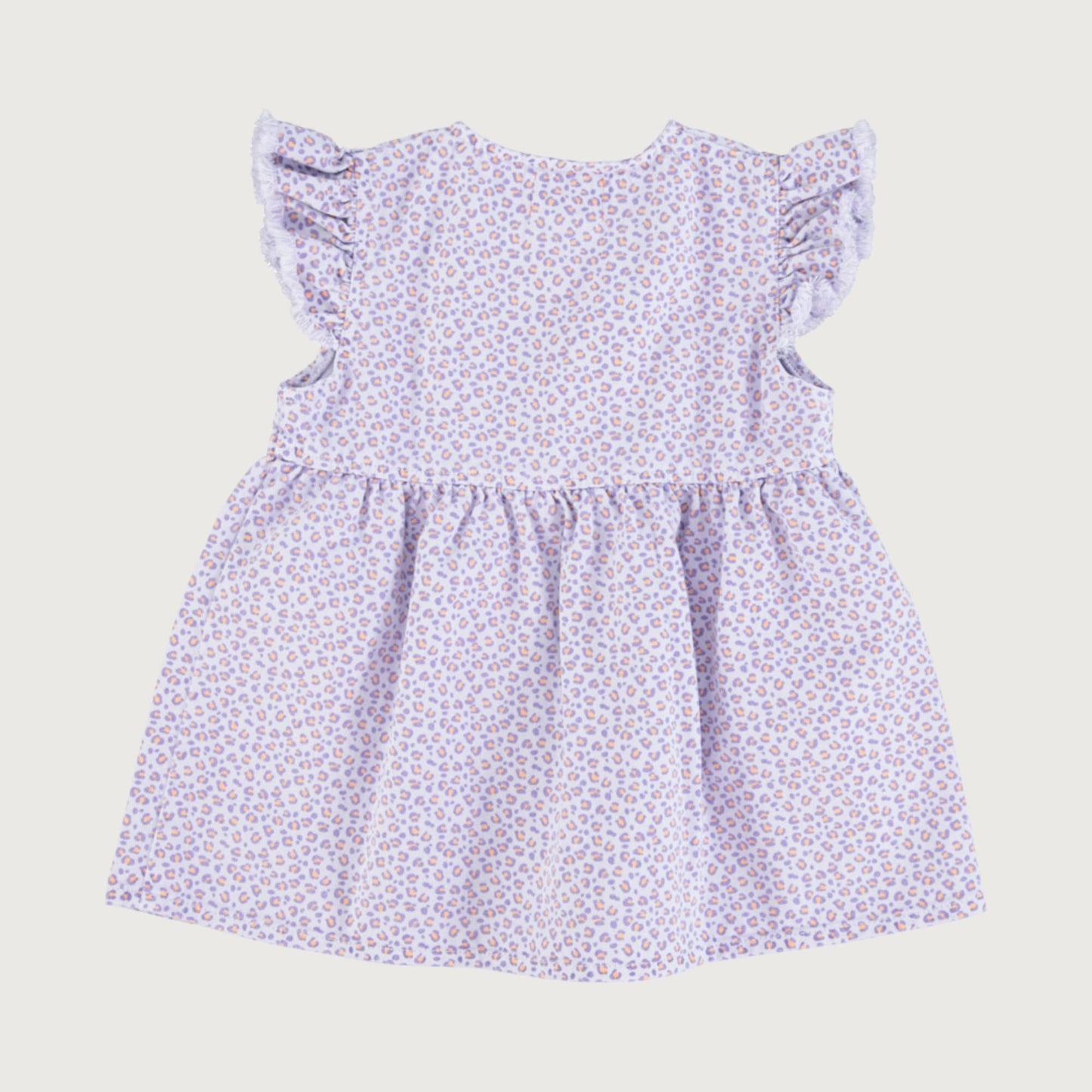 Piupiuchick short dress with ruffles lavender