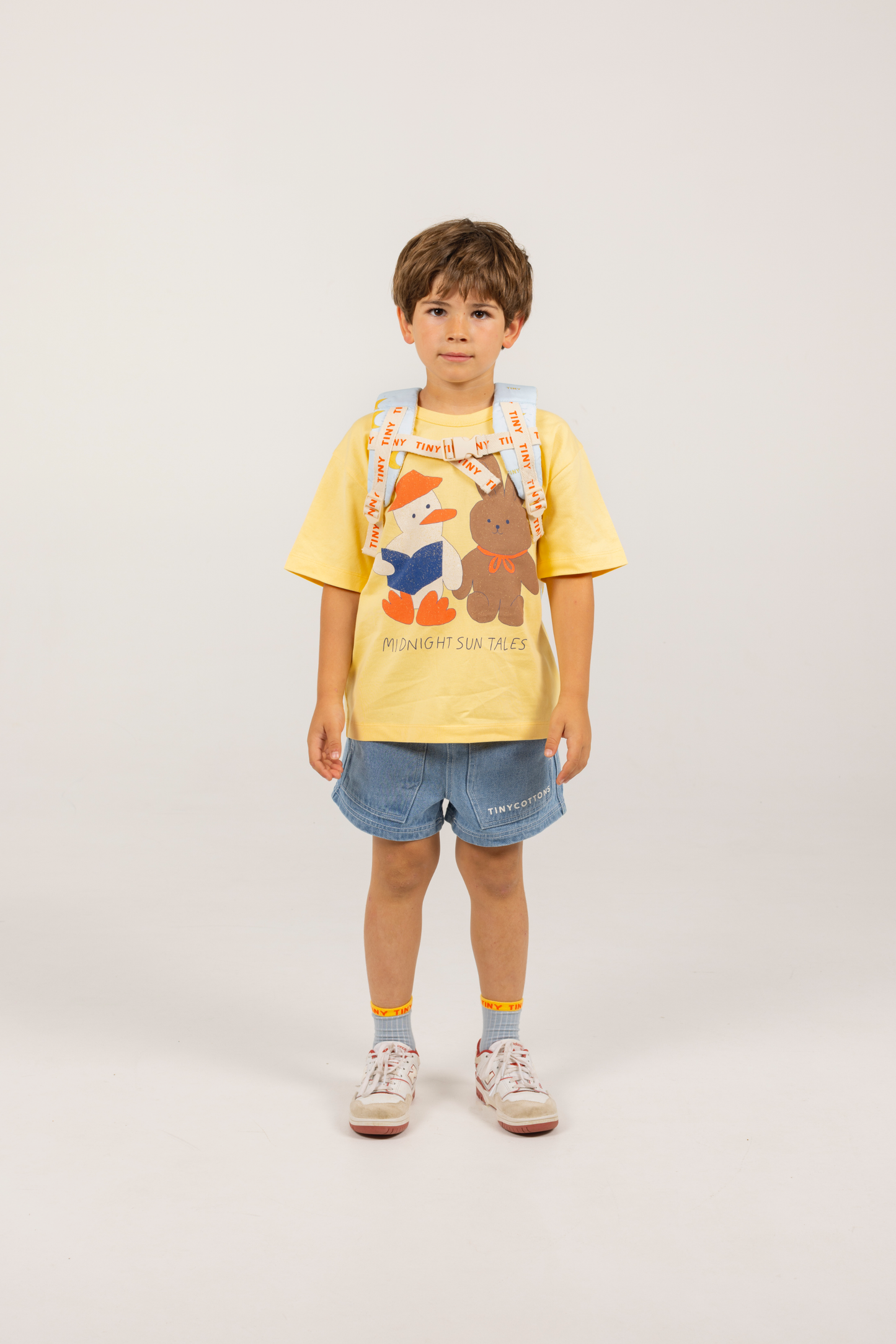 Tinycottons READERS graphic tee mellow yellow / 6Y