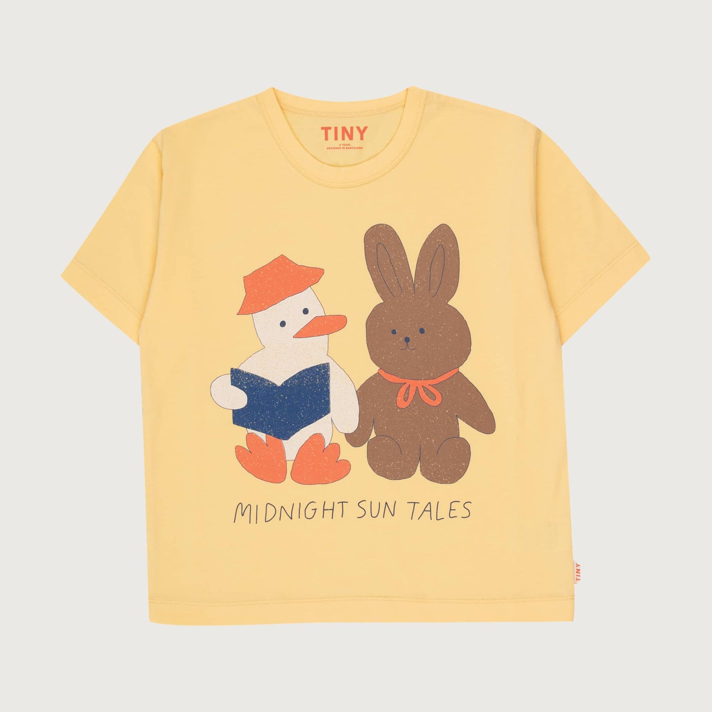 Tinycottons READERS graphic tee mellow yellow / 6Y