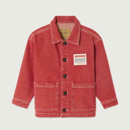 American Vintage Kids Uzatown jacket rouge