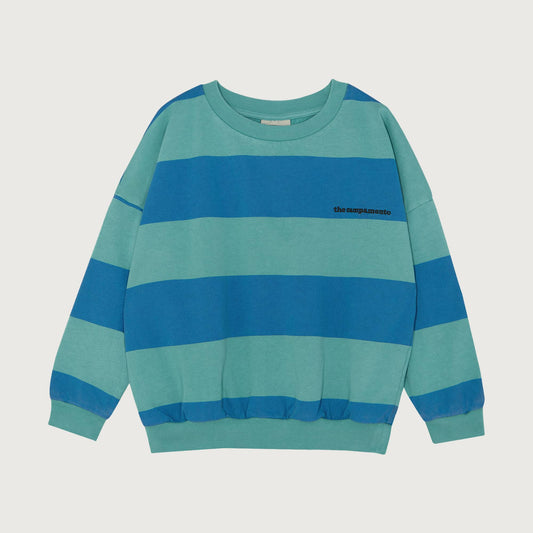 The Campamento BLUE STRIPES oversized sweatshirt