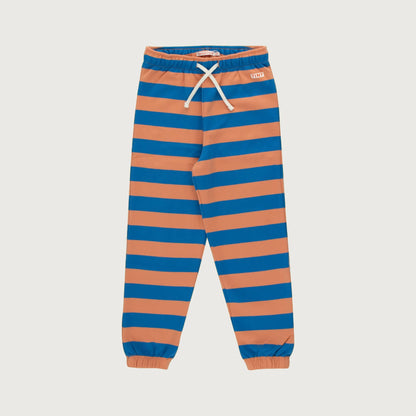 Tinycottons TINY STRIPES mockneck sweatpant light rust/blue / 10Y