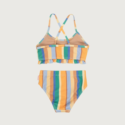 Tinycottons MULTICOLOR STRIPES swimsuit / 6Y