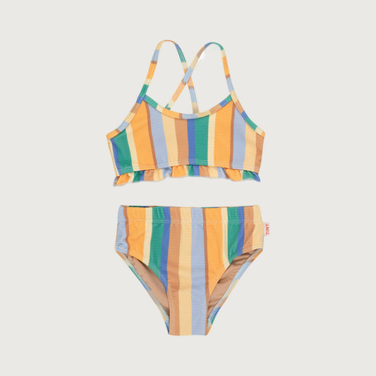 Tinycottons MULTICOLOR STRIPES swimsuit / 6Y