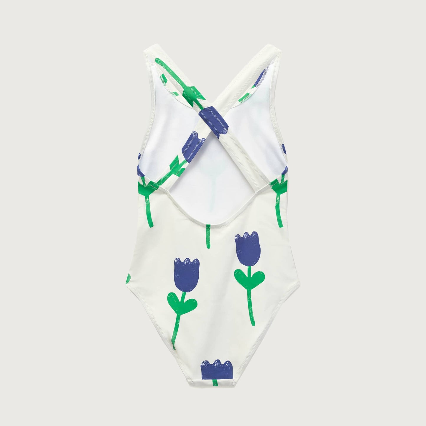 Wynken Kite swimsuit ecru tulips