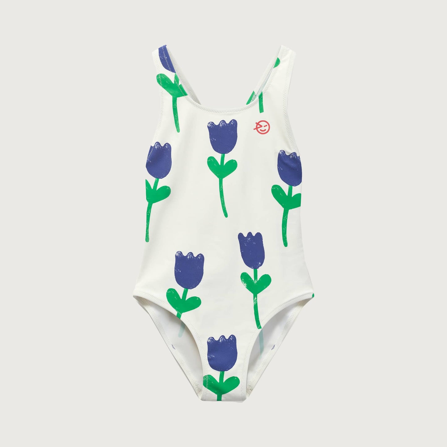 Wynken Kite swimsuit ecru tulips