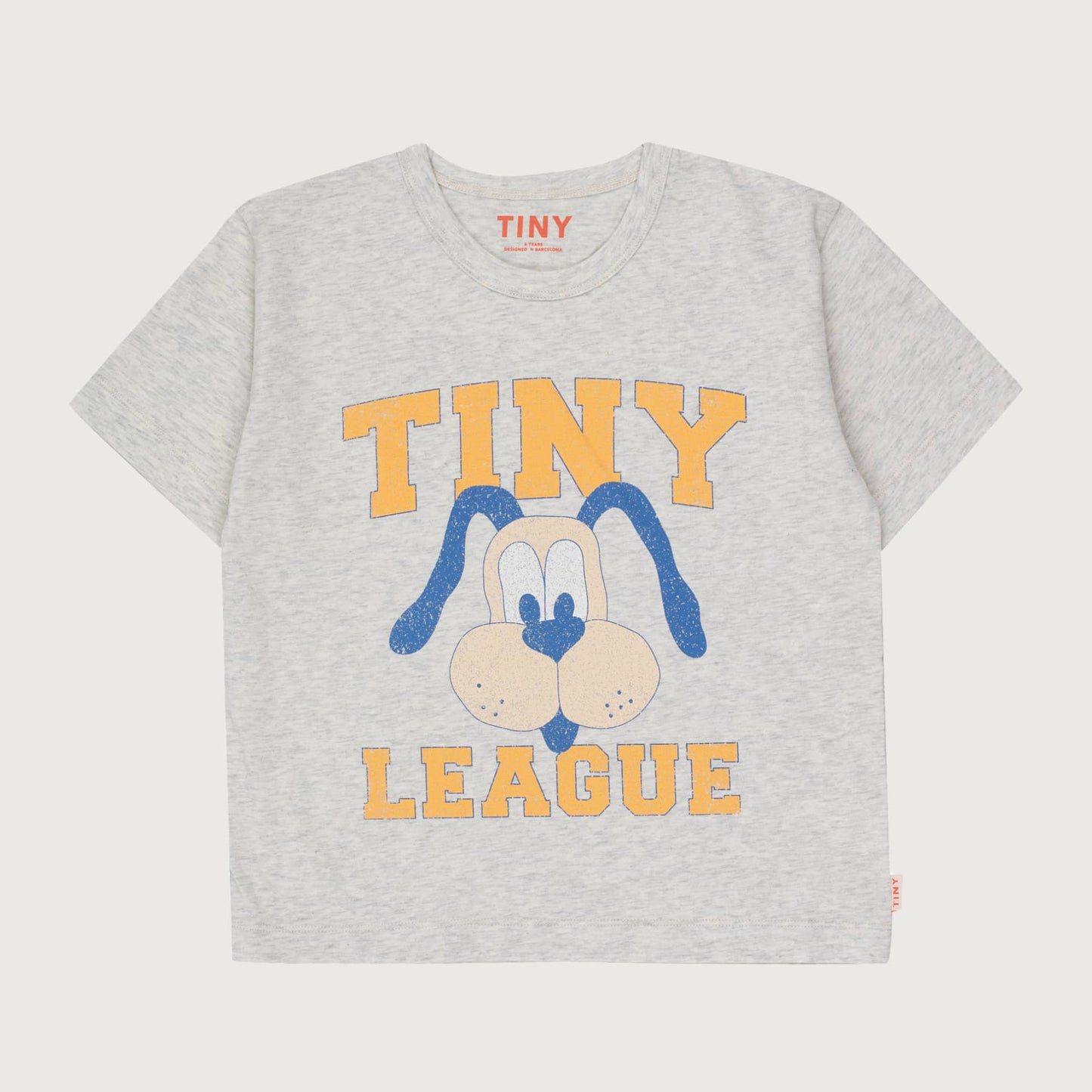 Tinycottons TINY LEAGUE graphic tee light grey heather