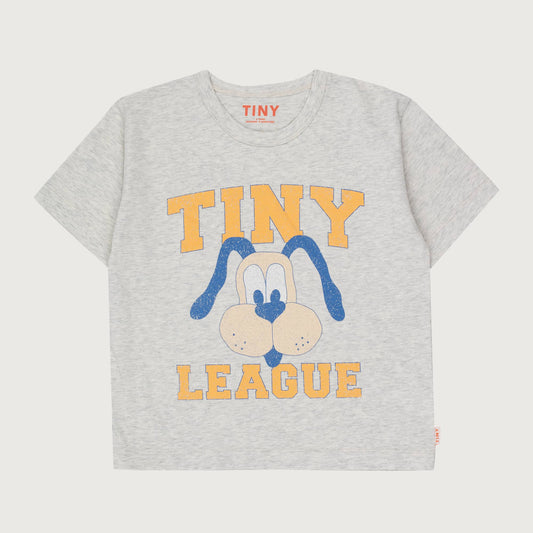 Tinycottons TINY LEAGUE graphic tee light grey heather