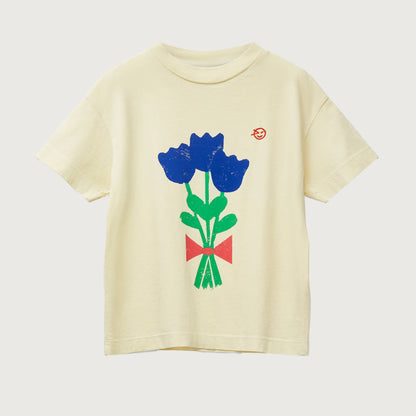 Wynken Kite tee pale lemon TULIPS