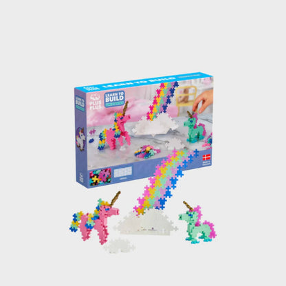 Plus Plus Learn to build UNICORNS - 275 pcs