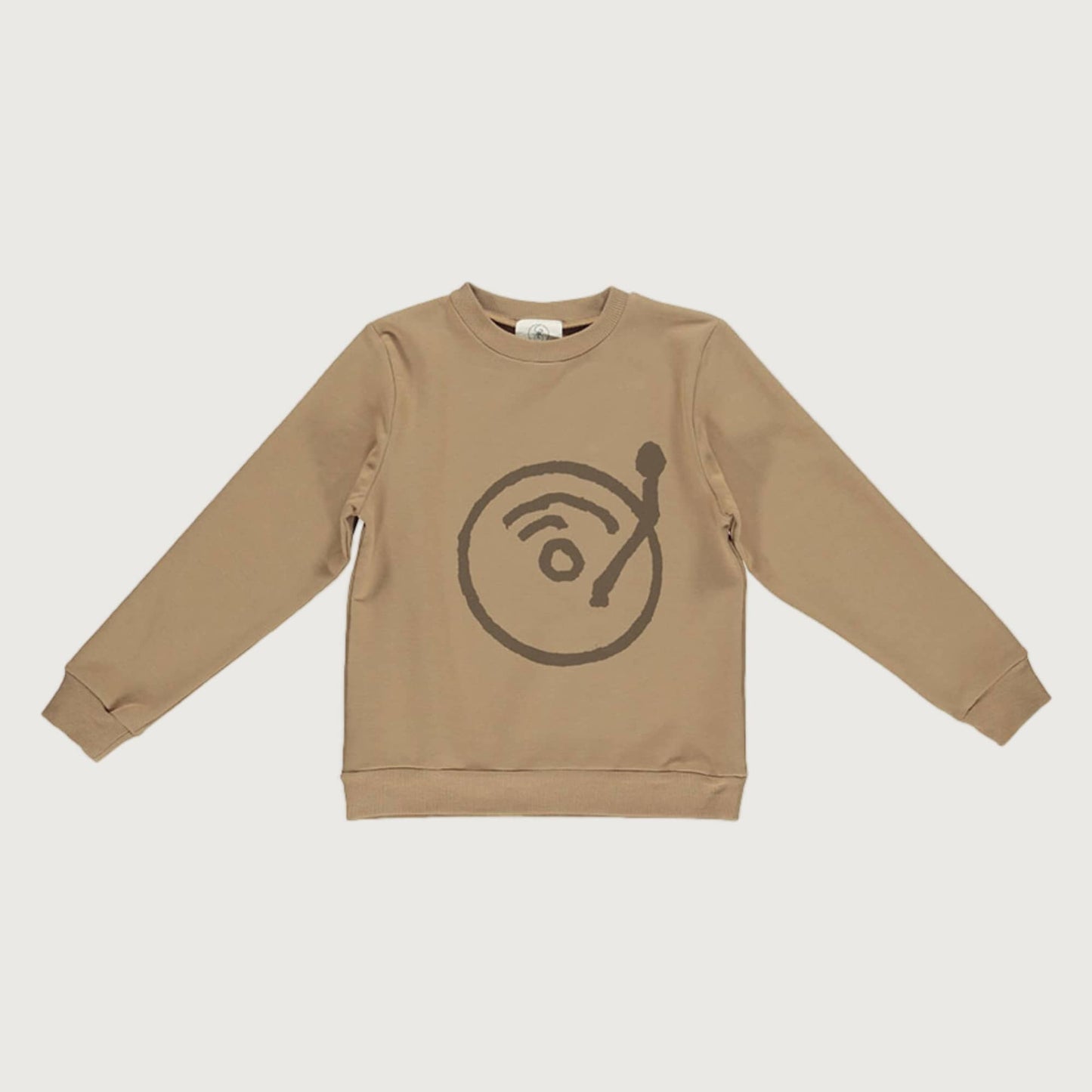 Gro mads VINYL sweatshirt warm beige / 2Y