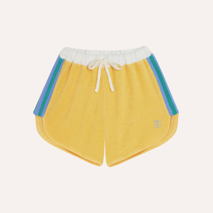 The Campamento YELLOW COLOR BLOCK shorts