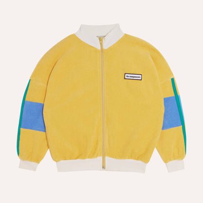 The Campamento YELLOW COLOR BLOCK zipped sweatshirt