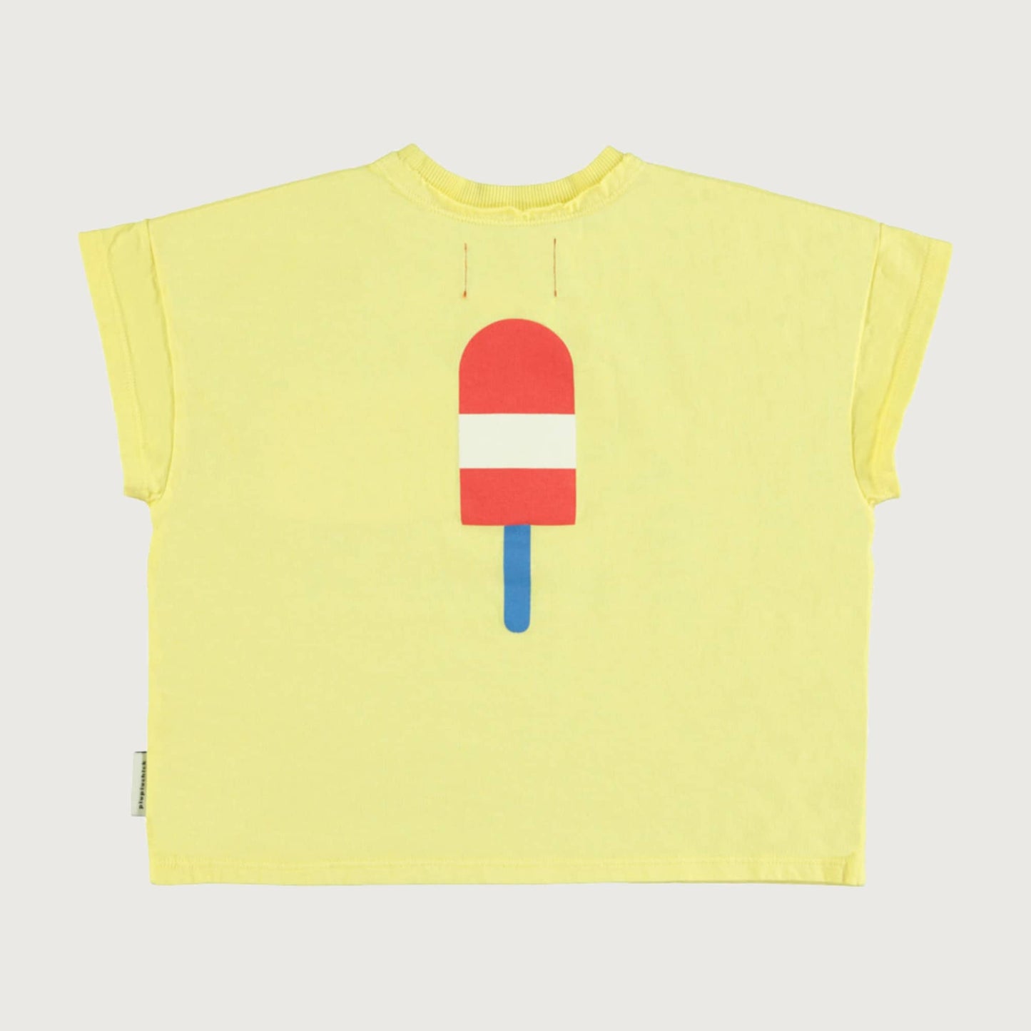 Piupiuchick yellow ICECREAM T-shirt / 10Y